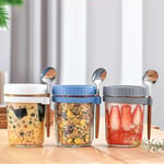 Storage Large Capacity Milk Breakfast Glass Light Food Cup Graduated Jar Jars