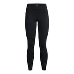 Women's Under Armour UA Rush ColdGear Core High Rise Leggings in Black