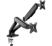 PROPERAV PB148 Hydraulic Dual Arm Full Motion 17-32" Monitor Desk Mount