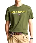 Polo Ralph Lauren Flag Logo Tee T-Shirt Shirt Classic Fit Pure Cotton Top BNWT M