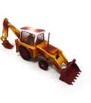 Britains 132 Weathered JCB 3C Mark III Collectable Tractor Toy for Farm Set, Tra