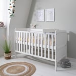 Tutti Bambini Rio Cot Bed With Top Changer & Mattress -White White