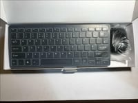 Wireless Small Keyboard & Mouse for Hitachi 24HXT15U 24Ãâ HD Ready Smart TV