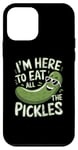 iPhone 12 mini I'm Here To Eat All The Pickles Funny Vintage Style 02 Case