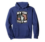 New York State of Mind Statue of Liberty Nyc New York City Pullover Hoodie