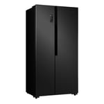 Teknix THSBS1791PBIX - Black American Frost Free Fridge Freezer - E energy