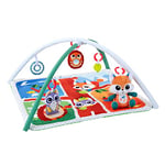 Chicco Tapis Gym de la Forêt, Tapis bébé avec Arche de jeu pour enfants, 5 jouets suspendus détachables, renard en peluche, musique relaxante et lumières douces, jeux nouveau-nés 0 mois et plus