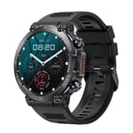 Montre Connectée Pour Les Hommes,Écran De 1.39 Pouces,Bluetooth,Prise En Charge Des Appels,Moniteur D'activité Physique Et De Fréquence Cardiaque,Pour Les Téléphones Android Et Ios,Bat - Type Black #A