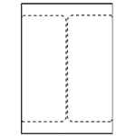 Transportetikett Laser, 105x220mm, (DFDS Fraktpak, DHL) 500/fp