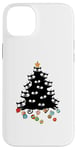 Coque pour iPhone 14 Plus Arbre à chat pour chats de Noël