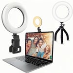 Video Conference Lighting, YooGoal 6.3" Ring Light with Stand Clip on Laptop Desktop Ring light For Video Calls, Webcam, Remote Working, Zoom Meetings, Live Streaming, Online Teaching, Interview