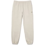 Pantalon Lacoste  PANTALON DE SURVÊTEMENT  EN COTON BIOLOGIQUE BEIGE