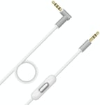 Headphone Cable Wire Replacement Remotetalk Audio AUX Cord with Microphone Compatible with Beats by Dr. Dre Mixr/Solo 2/Pro/Studio/Solo HD/Executive/Detox (White)