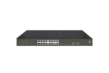 Hilbert 18-Port Gigabit PoE Smart Lite Switch - 16 Sorties PoE - 2 X Gigabit...