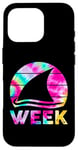 iPhone 16 Pro 2025 Week Retro Shark Fin Lover Sea Ocean Animal Summer Trip Case