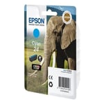 Epson 24 - 4.6 ml - cyan - original - blister - cartouche d'encre - pour Expression Photo XP-55, 750, 760, 850, 860, 950, 960; Expression Premium XP-750, 850