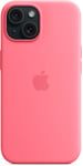 Apple Silicone Case With Magsafe Iphone 15 Vaaleanpunainen