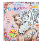 Depesche 12576 Miss Melody-Watercolour Book, Livre de coloriage avec Pinceau et 30 Motifs de Chevaux à Peindre avec de l'eau, Multicoloured