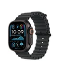 Apple Watch Ultra 2 OLED 49 mm Numérique 410 x 502 pixels Écran tactile 4G Noir GPS (satellite)