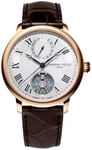 Frederique Constant FC-810MC3S9 Slimline Hopea/Nahka Ø40 mm