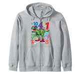 Maths Day Costume With Numbers On Idea For Kids Maths Number Zip Hoodie