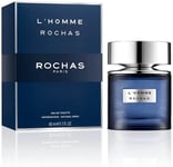 Rochas L'homme Eau de Toilette Spray Aromatic Woody Mens Fragrance 60ml