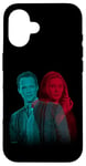 Coque pour iPhone 16 Marvel WandaVision Wanda & Vision Glitch Overlay Portrait