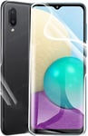 2 Pièces Protecteur D'écran Avant Flexible Pour Samsung Galaxy A02s / M02s / A02 / M02 6.5" 3d Film Hydrogel Tpu Transparent Empreinte Digitale Débloqué Pas De Verre Trempé