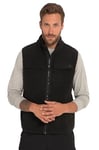 JP 1880 Hommes Grandes tailles L-8XL Gilet en polaire Outdoor JAY-PI avec col droit et poches noir XXL 811523100-XXL