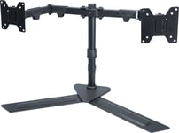 Dual Desktop Monitor Mount 14-30" Twin Tilt Swivel Rotate Screen TV VESA 100x100