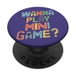 Je Veux Jouer À Des Mini Jeux Drôles De Jeux D'arcade Meme PopSockets PopGrip Interchangeable