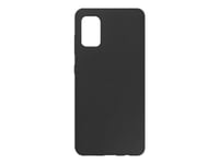 Estuff Silicone Case - Beskyttende Deksel For Mobiltelefon - Svart - For Samsung Galaxy A41