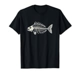 Fish Skeleton | Ironic Ocean Life Funny Fish Bones Nautical T-Shirt