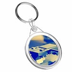 1 x Retro Record Player Vinyl Music - Keyring IR02 Dad Birthday Cool Gift #14191