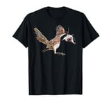 Roadrunner Mouse Road Runner Bird Hunting Predator Art Mice T-Shirt