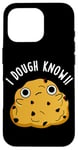 Coque pour iPhone 16 Pro Jeu de mots « I Dough Know Funny Food »