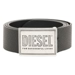 Ceinture Diesel en cuir noir