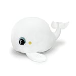 Pabobo - Veilleuse - Baleine Shakies - Peluche - Doudou - Enfant & Bébé - Lumière douce - Portable - Secouer pour allumer - Minuteur - Lavable - Piles incluses - Dès la naissance 0+ - Blanc