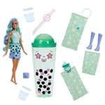 Barbie-Pop Reveal-Poupee parfumee serie Bubble Tea avec accessoires HTJ21