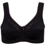 Damella BH Classic Underwire Lace Bra Svart G 85 Dame