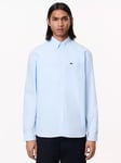 Lacoste Core Essentials Organic Cotton Oxford Shirt, Blue