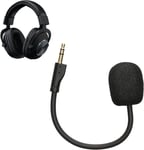 Microphone De Remplacement Compatible Avec Logitech G Pro X - Micro De Rechange Pour Casque Audio Casque Gaming - Noir[YIN140884]