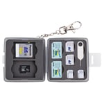 JJC Memory Card Case w/ Lock&Ring fits 2SD+2MSD+2SIM+2Micro SIM+2Nano SIM Cards