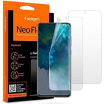 Spigen 2-pack Samsung Galaxy S20 skärmskydd [NeoFlex] Kompatibel med ultraljudssensor, maximal täckning, TPU-film,