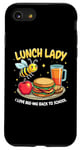 Coque pour iPhone SE (2020) / 7 / 8 Crazy L Lunch Lady de retour à l'école