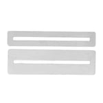 2Pcs Guitar Fretboard Guard Fret Board Protector Metal Instrument Accessory TOU