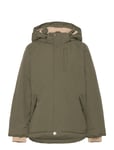 MINI A TURE Matadyanko Fleece Lined Winter Jacket. Grs Khaki Green