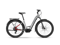 Haibike Haibike TREKKING 7  | Soft Grey / Red / Blue Glossy