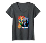 Womens Batman: The Brave and the Bold Batman & Friends V-Neck T-Shirt