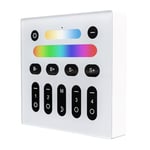 GLEDOPTO-Panneau tactile mural pour maison intelligente,contrôle de groupe 4 zones,interrupteur mural 2.4G RF RGBCCT,compatible avec le produit de la série Pro - Type 4 Zone Wall Switch